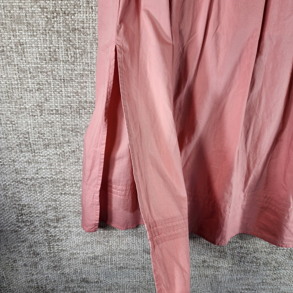 A New Day Pink Cotton Midi Skirt Womens M Boho Bric-Brac Pintuck Casual NEW - Picture 10 of 13